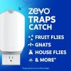imageZevo 2 Flying Insect Traps ampamp 4 Refill Cartridges  Plug in Fly Trap ampamp Indoor Bug Catcher for Gnats House ampamp Fruit Flies  Blue ampamp UV Light Technology MessFree Alternative to Bug Zapper2 Devices  2 Cartridges