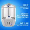 imageZevo 2 Flying Insect Traps ampamp 4 Refill Cartridges  Plug in Fly Trap ampamp Indoor Bug Catcher for Gnats House ampamp Fruit Flies  Blue ampamp UV Light Technology MessFree Alternative to Bug Zapper4 Cartridges
