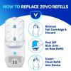 imageZevo Flying Insect Trap Refill  for The Zevo MAX ampamp Standard Indoor Fly Trap  Catch Gnats House ampamp Fruit Flies  Easy to Use  MessFree Disposal 4 Refill Cartridges2 Refill Cartridges
