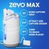 imageZevo MAX Bug Catcher ampamp Fly Trap for Indoors  Flying Insect Trap for Gnats House ampamp Fruit Flies  Use in Any Room  NoMess Disposal 2 Plug in Bases ampamp 4 Cartridges2 Devices  4 Cartridges
