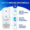 imageZevo MAX Bug Catcher ampamp Fly Trap for Indoors  Flying Insect Trap for Gnats House ampamp Fruit Flies  Use in Any Room  NoMess Disposal 2 Plug in Bases ampamp 4 Cartridges2 Devices  6 Cartridges