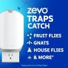 imageZevo MAX Bug Catcher ampamp Fly Trap for Indoors  Flying Insect Trap for Gnats House ampamp Fruit Flies  Use in Any Room  NoMess Disposal 2 Plug in Bases ampamp 4 Cartridges2 Devices  3 Cartridges