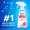 imageZevo Multi Insect  Flying Insect Bug Spray Kills Ants Roaches Spiders Mosquitoes Flies and Gnats  for Indoor and Outdoor Use 2 Bottles1 MultiInsect Killer  1 Flying Insect Killer