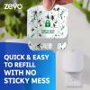 image:imageZevo Compact Flying Insect Trap Official Refill Cartridges  Fits Zevo Compact Indoor Plugin Trap Authentic Trap  Lock Technology to Catch Gnats House amp Fruit Flies 6 Official Refill Cartridges8 Refill Cartridges